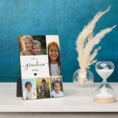 Best Grandma Ever Grandkids Photo Collage  Fotoplatte (Seite)