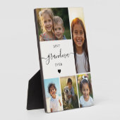 Best Grandma Ever Grandkids Photo Collage  Fotoplatte (Seite)