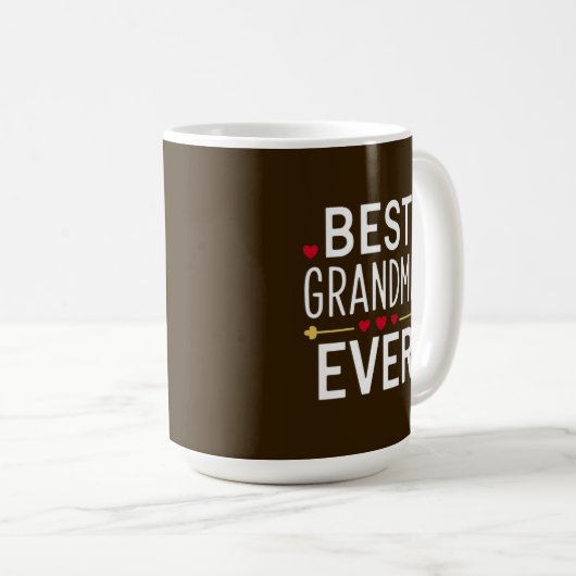 Best grandma ever kaffeetasse (VorderseiteRechts)