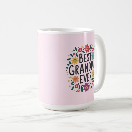Best grandma ever kaffeetasse (VorderseiteRechts)