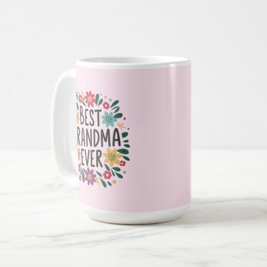Best grandma ever kaffeetasse (Vorderseite Links)