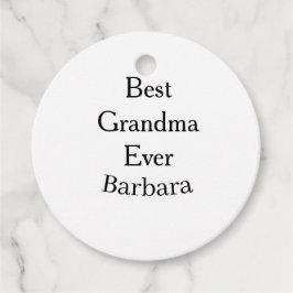 Best Grandma ever name date simple mothers day min Geschenkanhänger