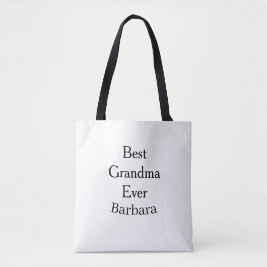 Best Grandma ever name date simple mothers day min Tasche (Vorderseite)