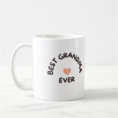 Best Grandma Ever Personalized Kaffeetasse (Links)