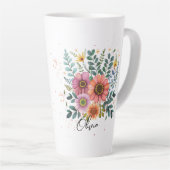 Best Grandma Ever Personalized Milchtasse (Rechte Ecke)