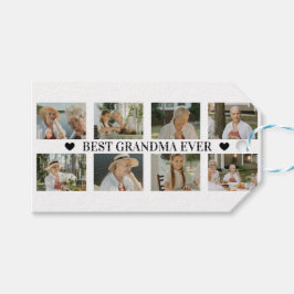 Best Grandma Ever Photo Collage – Gift with Hearts Geschenkanhänger