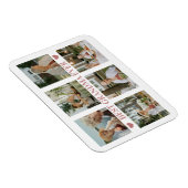 Best Grandma Ever Photo Collage – Gift with Hearts Magnet (Rechte Seite)