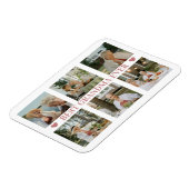Best Grandma Ever Photo Collage – Gift with Hearts Magnet (Linke Seite)