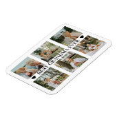 Best Grandma Ever Photo Collage – Gift with Hearts Magnet (Linke Seite)