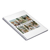 Best Grandma Ever Photo Collage – Gift with Hearts Notizblock (Rechte Seite)