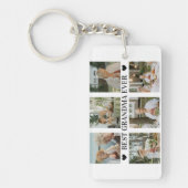 Best Grandma Ever Photo Collage – Gift with Hearts Schlüsselanhänger (Vorderseite)