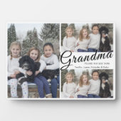 Best Grandma Ever Photo Fotoplatte (Vorderseite)
