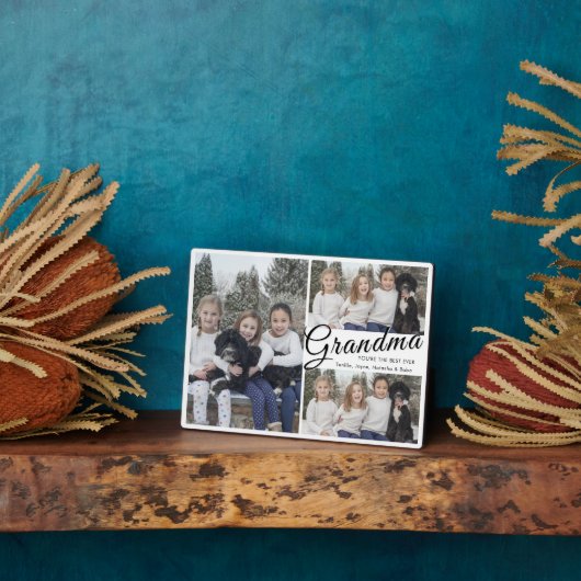 Best Grandma Ever Photo Fotoplatte (Seite)