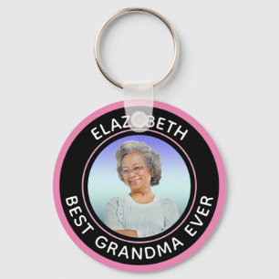 Best Grandma Ever Photo Golfer Personalize      Schlüsselanhänger