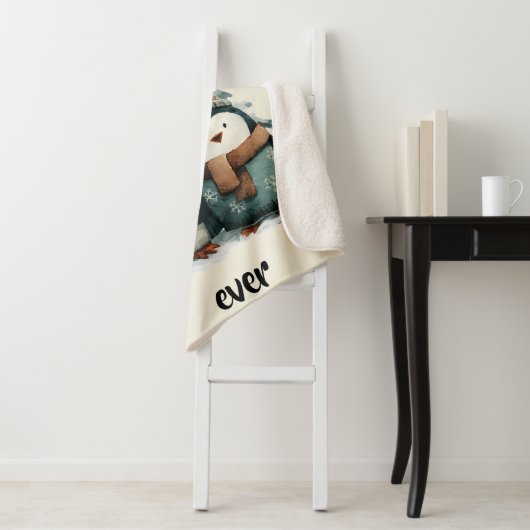Best Grandma Ever Winter Penguins Sherpadecke (Beispiel)