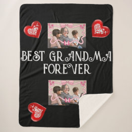 BEST GRANDMA FOREVER MIT GRANDKIDS FOTOS SHERPADECKE