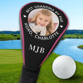 BEST GRANDMA NACH PAR Benutzerdefiniertes Foto Coo Golf Headcover