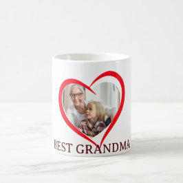 Best Grandma Personalized Own Photo Mug Kaffeetasse