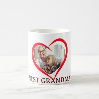 Best Grandma Personalized Own Photo Mug Kaffeetasse