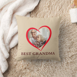 Best Grandma Personalized Throw Pillow Gift Kissen