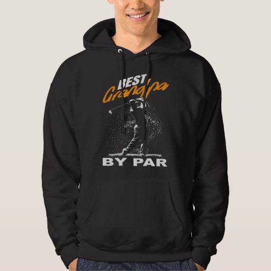 best grandpa by par fathers day golf hoodie (Vorderseite)