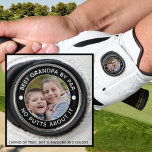 BEST GRANDPA BY PAR Foto Funny Custom Colors Golfhandschuh<br><div class="desc">Für den Golffreunde-Großvater erstellen Sie einzigartige Foto-Golfbälle mit dem bearbeitbaren Titel BEST GRANDPA BY PAR - NO PUTTS about IT oder personalisiert mit Ihrem eigenen Text in Ihrer Auswahl von Text-und Hintergrund-Farbkombinationen (in Weiß auf Schwarz). HILFE: Für Hilfe bei der Modifizierung oder Personalisierung des Designs, bei Farbänderungen, bei der Übertragung...</div>