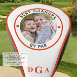 BEST GRANDPA BY PAR Foto Monogramm Orange Golf Headcover<br><div class="desc">Für den besonderen Golfspieler, erstellen Sie ein einzigartiges Foto-Golf-Kopfcover mit dem bearbeitbaren Titel BEST GRANDPA BY PAR und personalisiert mit einem Foto und seinem Monogramm in einer bearbeitbaren orangefarbenen und orangefarbenen Piping vorgeschlagen können Sie auf der Bestellung Präferenzseite ändern. HILFE: Für Hilfe bei der Modifikation/Personalisierung des Designs, bei Farbänderungen, bei...</div>