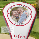 BEST GRANDPA BY PAR Foto Monogramm Rot Golf Headcover<br><div class="desc">Für den besonderen Golfspieler, erstellen Sie ein einzigartiges Foto-Golf-Kopfcover mit dem bearbeitbaren Titel BEST GRANDPA BY PAR und personalisiert mit einem Foto und seinem Monogramm in einer bearbeitbaren Rot-Farbe und vorgeschlagen roten Piping können Sie auf der Bestellung Präferenzseite ändern. FOTO TIPP: Wählen Sie ein Foto mit dem Thema in der...</div>