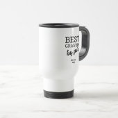 Best Grandpa by par Golf pun Black White Custom  Reisebecher (VorderseiteRechts)