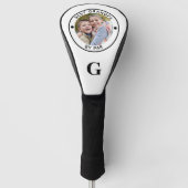 BEST GRANDPA BY PAR Monogram Foto Golf Head Cover Headcover (Vorderseite)
