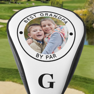 BEST GRANDPA BY PAR Monogram Foto Golf Head Cover Headcover