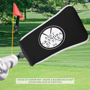 BEST GRANDPA BY PAR Monogram Name Clubs Golf Headcover
