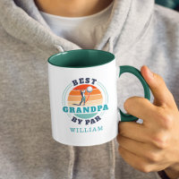 Best Grandpa By Par Retro Birthday Personalized