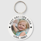 BEST GRANDPA EVA 2 Foto Personalisiert Schlüsselanhänger (Vorderseite)
