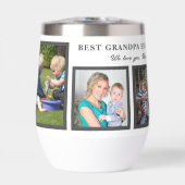 Best Grandpa Ever 5 photo collage personalized (Vorderseite)