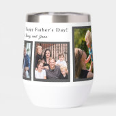 Best Grandpa Ever 5 photo collage personalized (Rückseite)