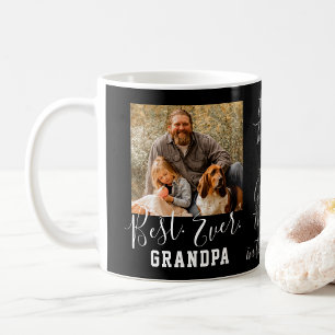BEST GRANDPA EVER Custom Foto Vatertag Kaffeetasse