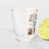 Best Grandpa Ever | Custom Photos Shot Glass Schnapsglas (Links)