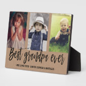 Best Grandpa Ever Foto Klebemasse Grandfather gift Fotoplatte (Seite)
