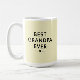 Best grandpa ever kaffeetasse