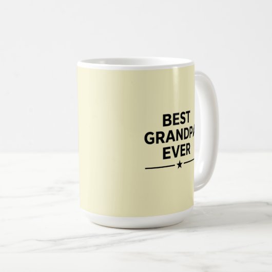Best grandpa ever  kaffeetasse (VorderseiteRechts)
