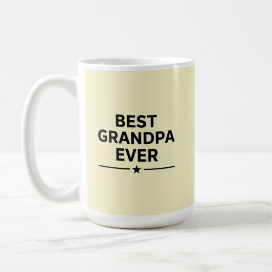 Best grandpa ever  kaffeetasse (Links)