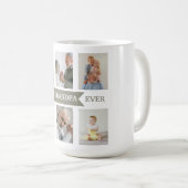 Best Grandpa Ever – Personalized Photos Mug Kaffeetasse (VorderseiteRechts)
