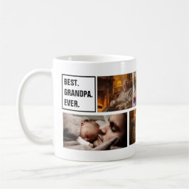 Best Grandpa Ever Photo Collage and Custom Text Kaffeetasse
