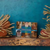 Best Grandpa Ever Photo Collage Fotoplatte (Seite)