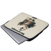 Best Grandpa Ever Winter Penguin Laptopschutzhülle (Vorne Knopf)