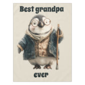 Best Grandpa Ever Winter Penguin Tischdecke (Vorderseite)