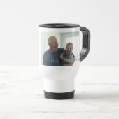 best grandpa ever with picture coffee mug reisebecher (VorderseiteRechts)