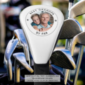 BEST GRANDPA NACH PAR-Foto-Monogramm Golf Headcover