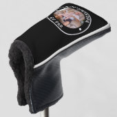 BEST GRANDPA NACH PAR-Foto-Monogramm Golf Headcover (3/4 Vorderseite)